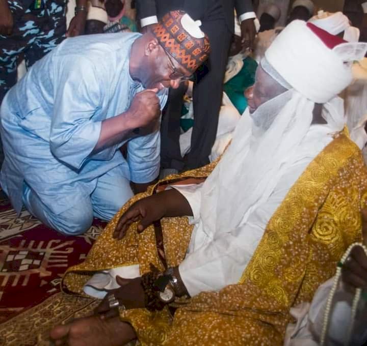 Kwara Gov Greets Emir of Ilorin on 25th Anniversary 