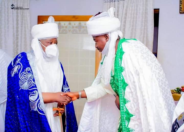 Etsu Patigi Greets Emir of Ilorin on 25th Anniversary